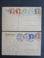 1921: Interessante Frankaturen, Kat-Wert 438.- !