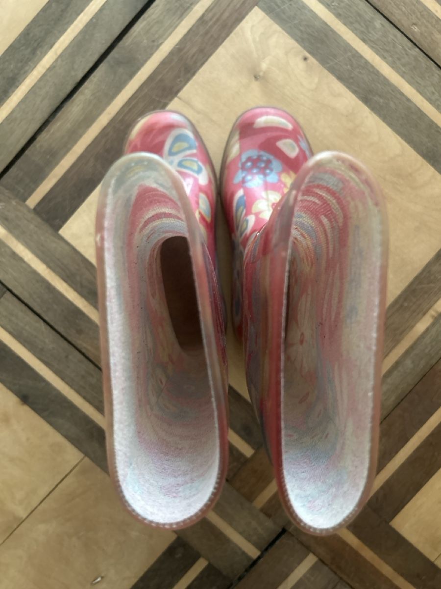 Schuhe für Mädchen: Kinder Gummistiefel Blumenmuster – Gebraucht aus Basel von rosna 4