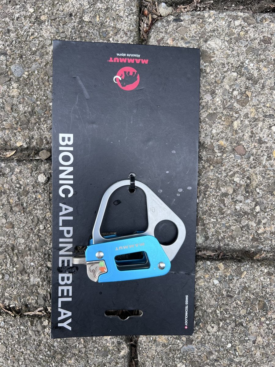 Kletterwände & Klettergriffe: Sicherheitsgerät Mammut Bionic Alpine Belay – Neu und originalverpackt aus Winterthur von Ira_Kolumb