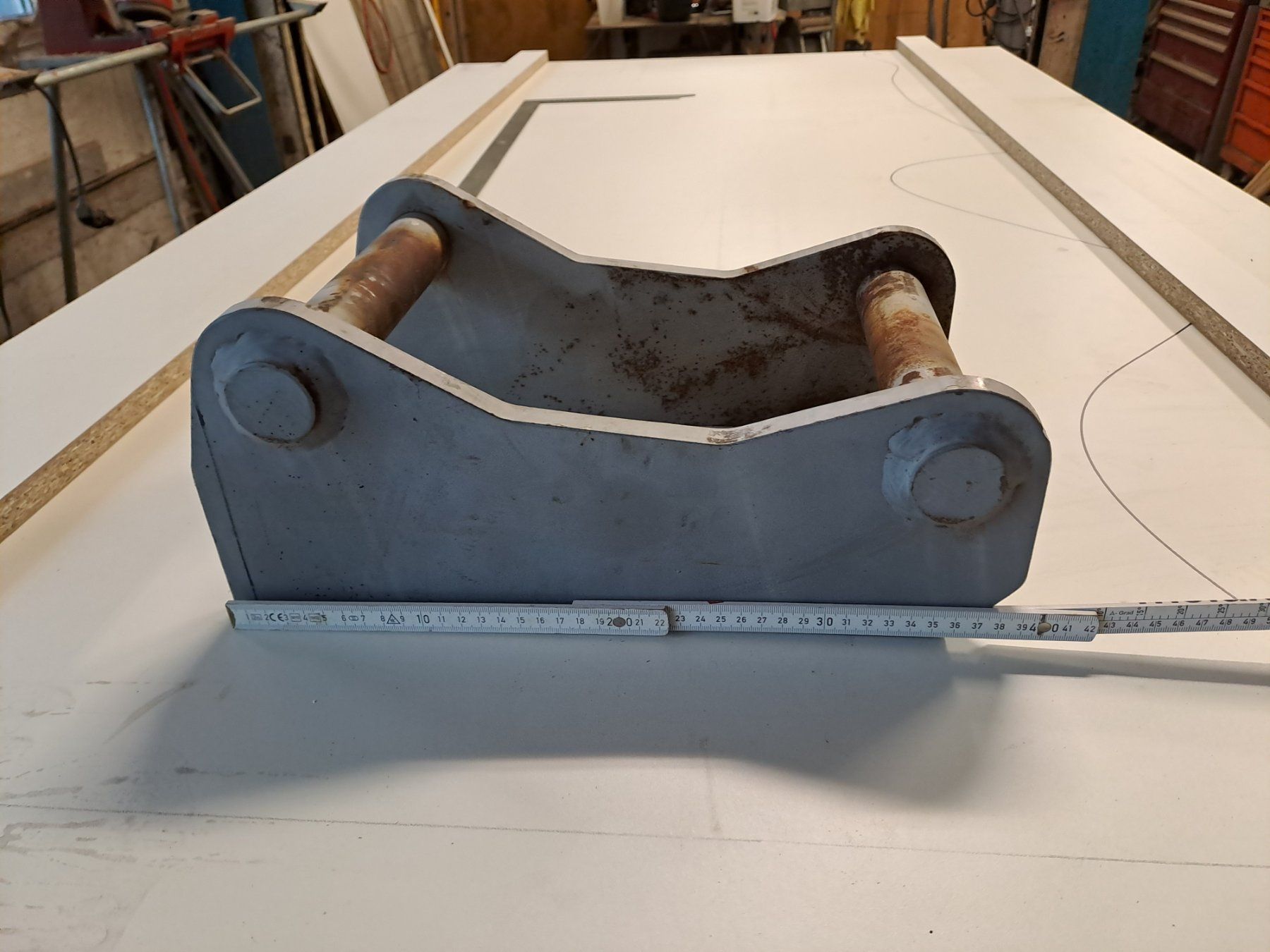 Excavateurs: Bagger, Anbauplatte, Schnellwechsler, Adapter – D'occasion à Oberrindal par Lucky79 2