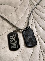 Diesel Dogtags Halskette 65 cm – Edelstahl – Herren