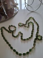 Collier pierres vertes fantaisie