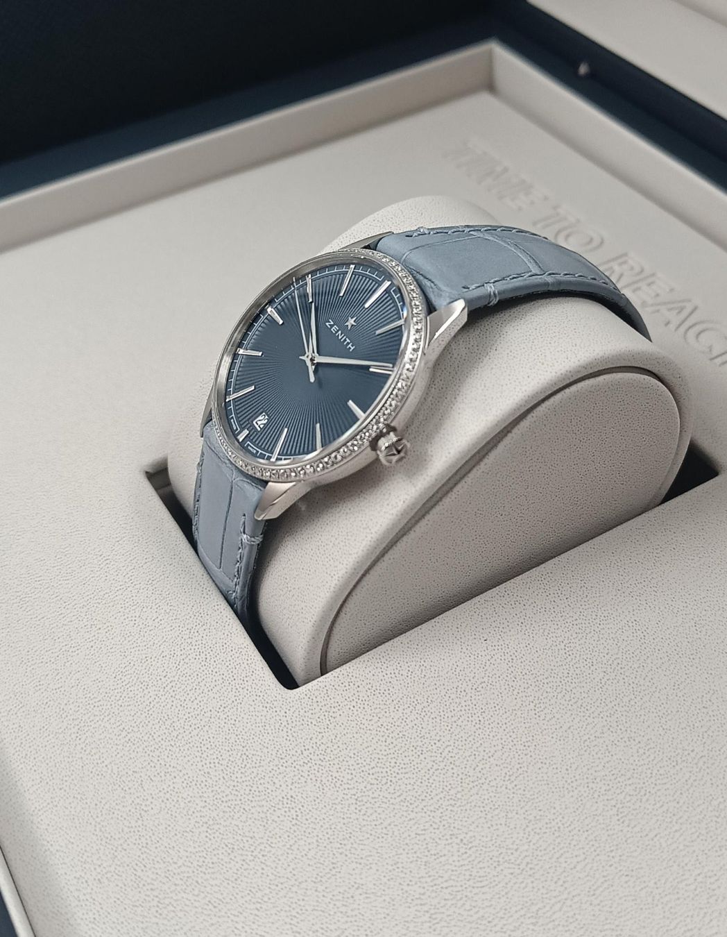 Zenith Orologi: ZENITH "ELITE CLASSIC" MIT DIAMANTLÜNETTE, 36 MM – Nuovo (secondo la descrizione) da Luzern venduto da EdiGem 3