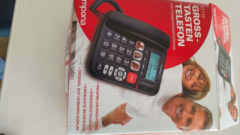 Emporia Telefoni: Gross Tasten Telefon – Usato da Neuendorf venduto da Bauen.123