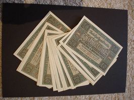 27  ST.   10 MARK  REICHSBANKNOTEN   1920