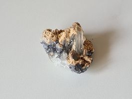 Bergkristall Stufe mit Ankerit/Calcit auf Matrix (BA106)