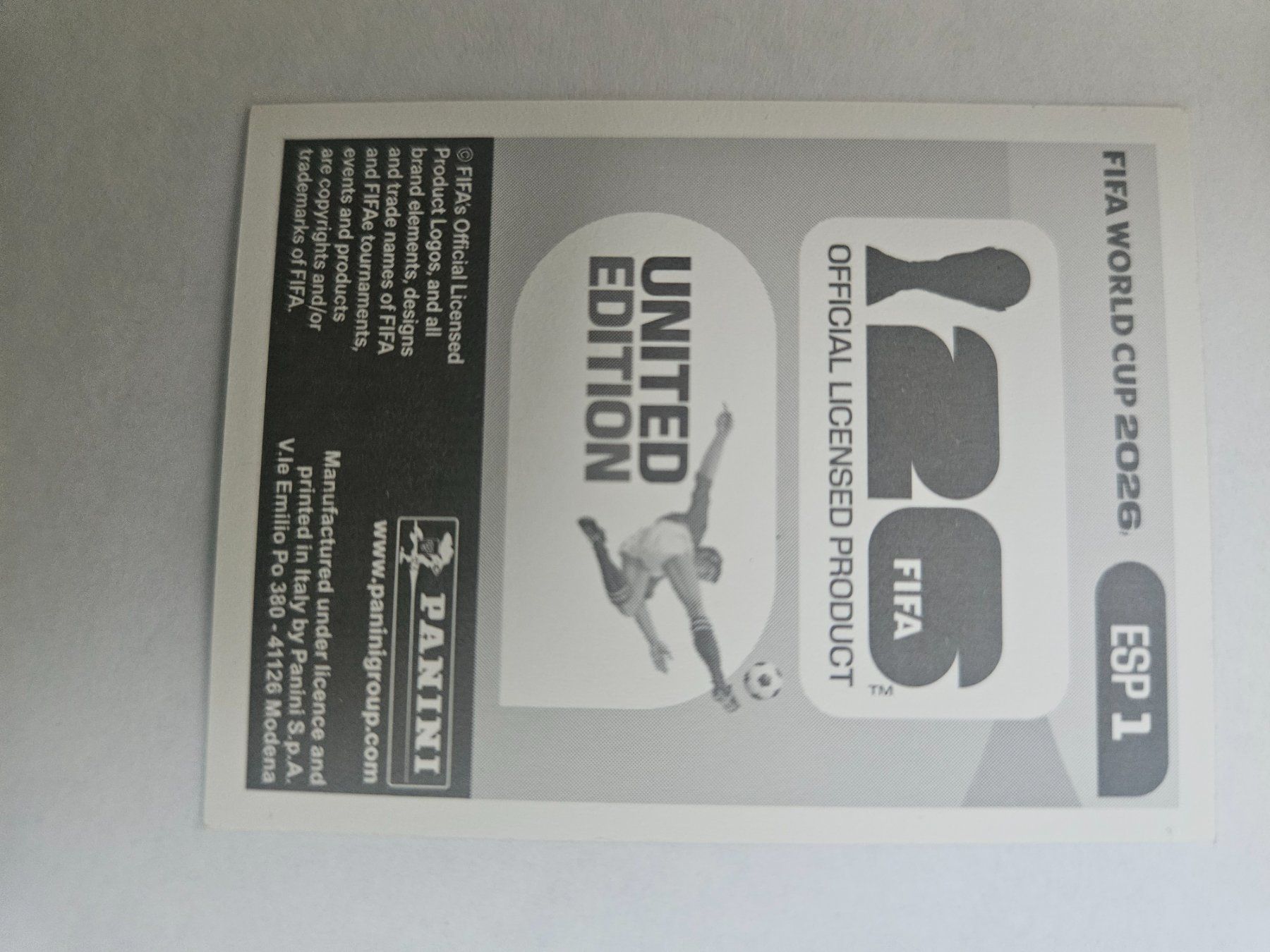 Panini Cartes à collectionner: ESP 1 – D'occasion à Würenlingen par Dinli 1