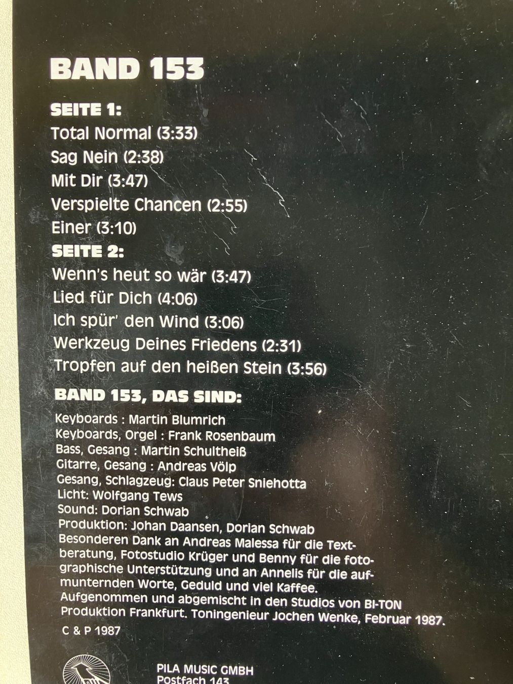 Dischi in vinile: Band 153 – Usato da Aarwangen venduto da Jukebox3 3