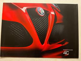 Alfa Romeo 4C Preisliste 2018