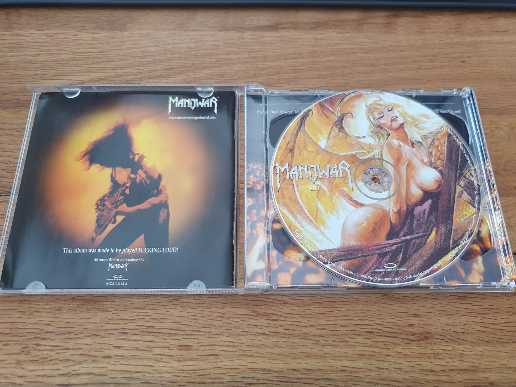 CDs: Manowar - Hell on Stage Live - 2 CD – Gebraucht aus Auenstein von Trilos 2