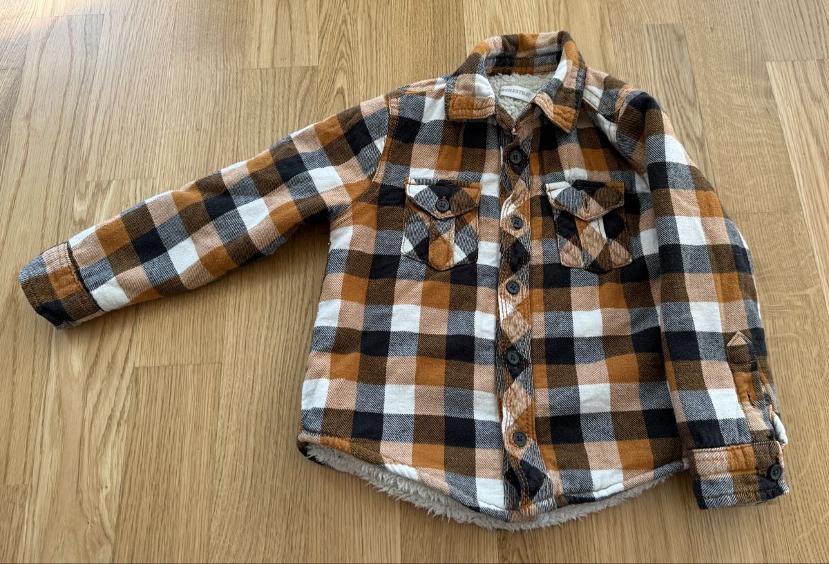 Camicie, T-shirt & Polo: Orchestra - Chemise chaude doublée, taille 3 ans – Usato da Genève venduto da valmath