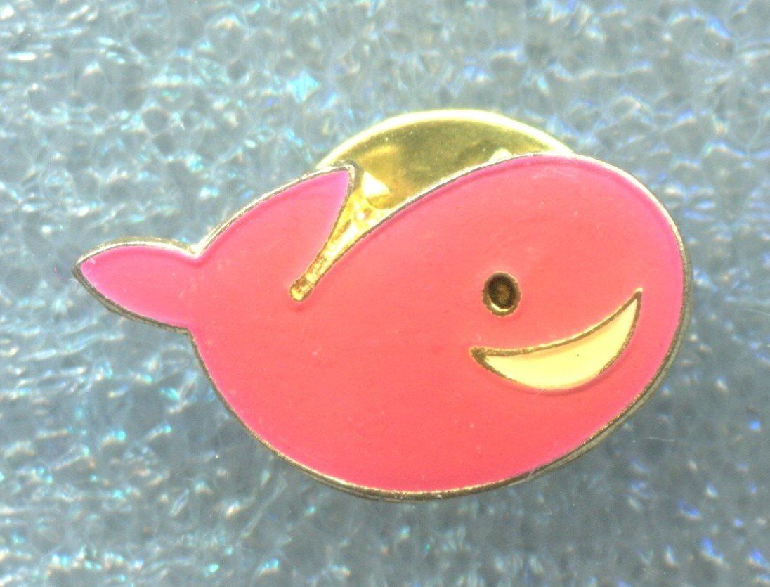 Placchette & Badge: FISCH  pink – Usato da Winterthur venduto da Sammleroase