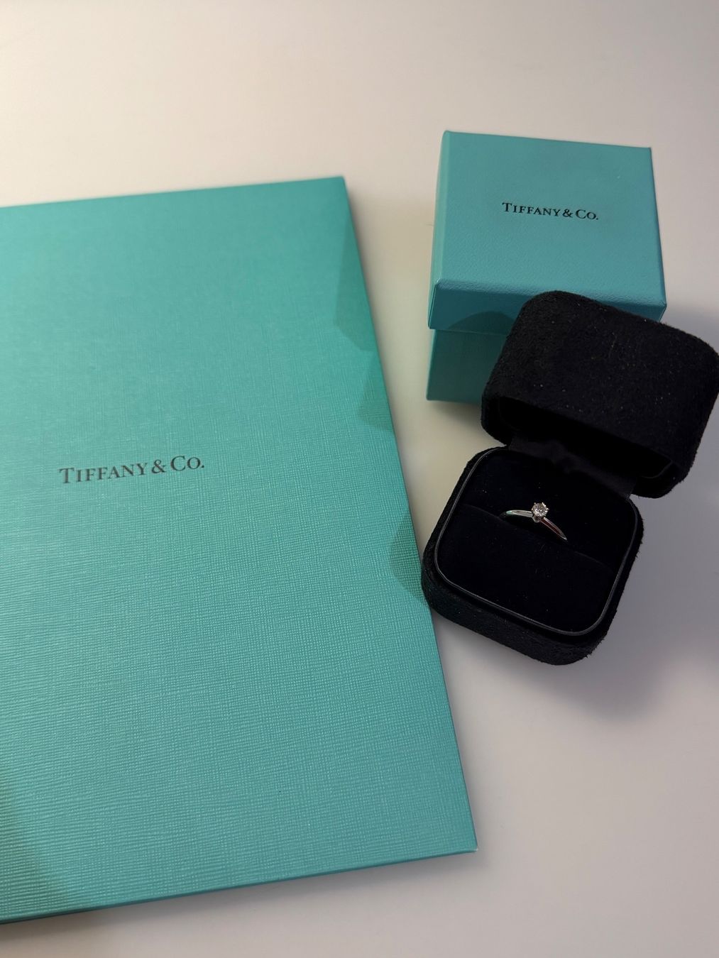Tiffany & Co. Anelli: Tiffany & Co. Solitär – Nuovo (secondo la descrizione) da Rupperswil venduto da Jolie5