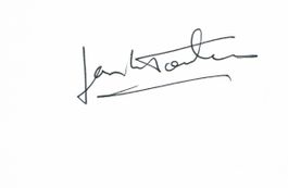 Jean Le Poulain 1924-88 Autogramm signiert Karte 8x10cm