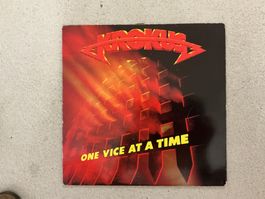Krokus LP - One Vice At A Time (Cover hat Seem Split)