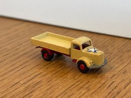 M0927: Offener Lastwagen, aus Metall (Spur N)