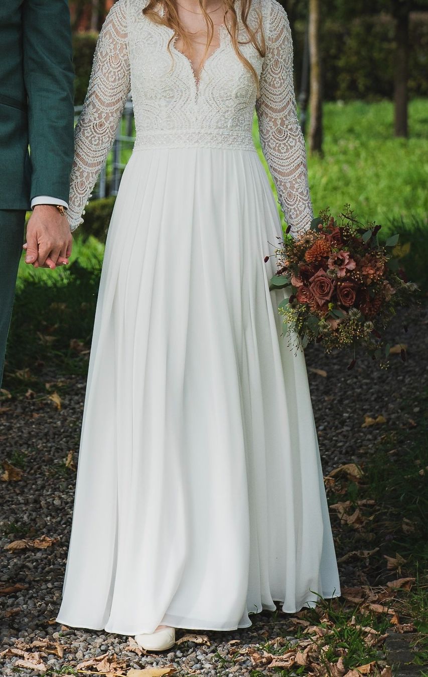 Kleider: Secondhand Brautkleid Rosa Clara "Darcy", Grösse 38-40 – Gebraucht aus Brunnen von Herzig-Brautmode