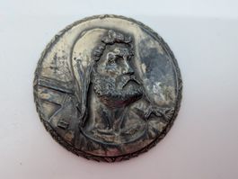 Grosse Wilhelm Tell Silber Ehrenmedaille Schützenmedaille