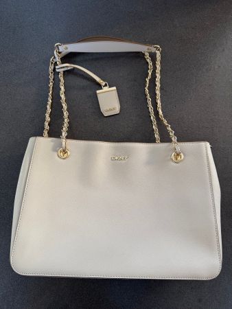 DKNY Structured Totebag Schultertasche beige/creme