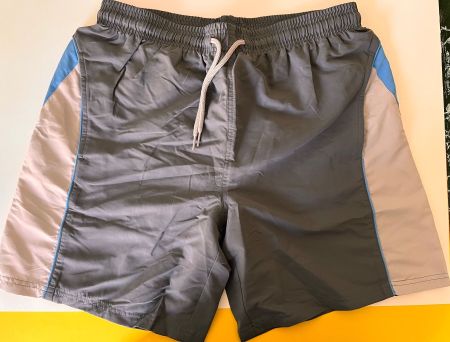 BENCH, Badeshorts Herren, Grösse L , Farbe Grau/Blau