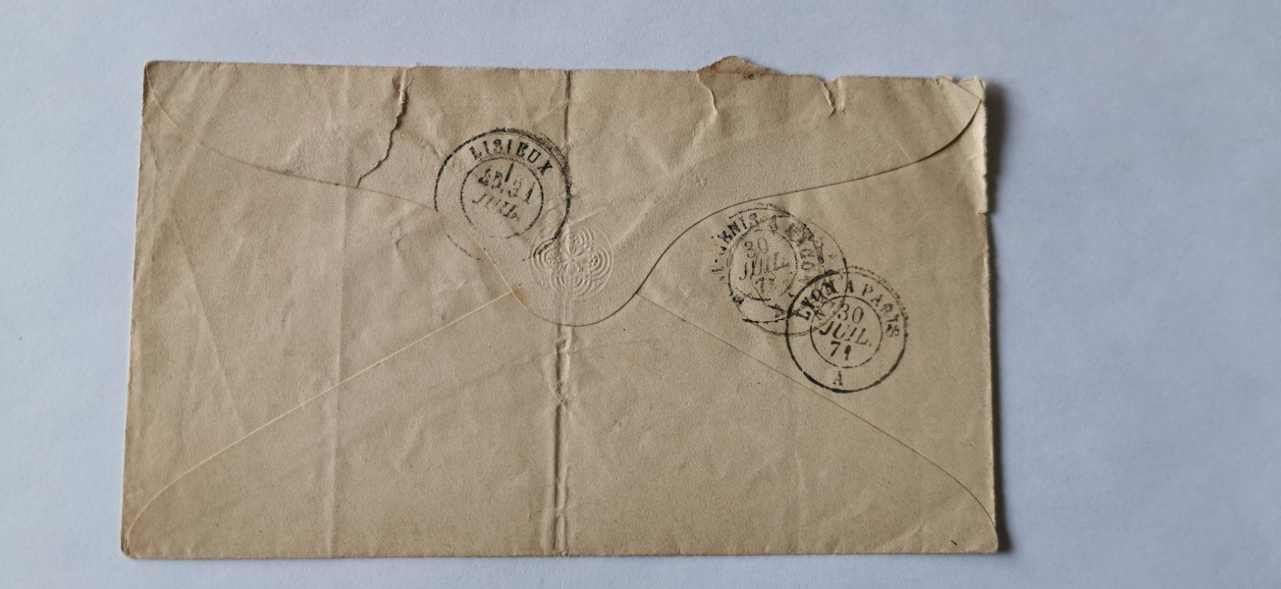 Alle Briefmarken: Tübli-Brief 1871 – Gebraucht aus Aadorf von Chnorli-Furz 2