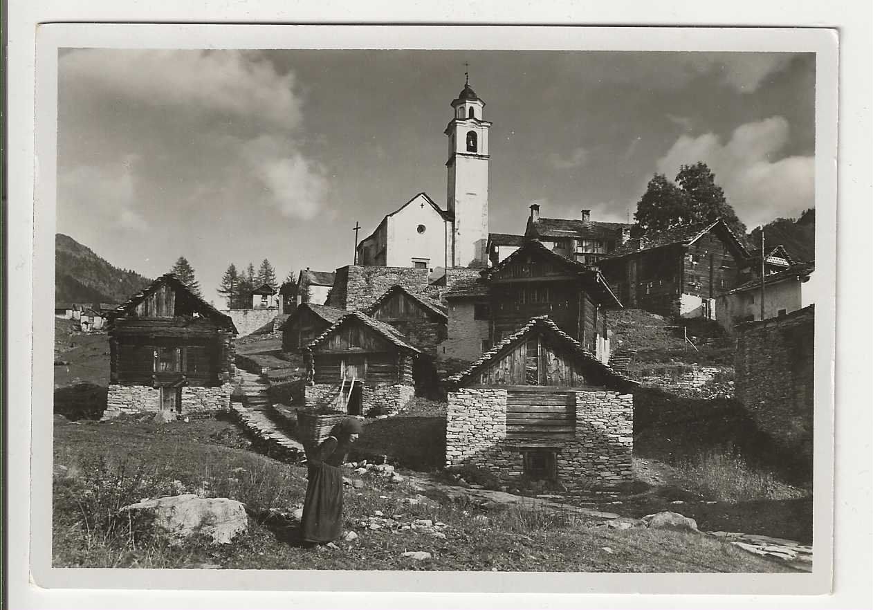 Cartoline postali: Bosco Gurin, ca 1930-er Jahre – Usato da Spiez venduto da Niesen20