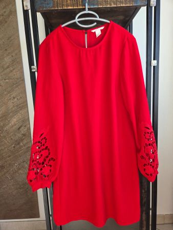 H & M Sommerkleid rot