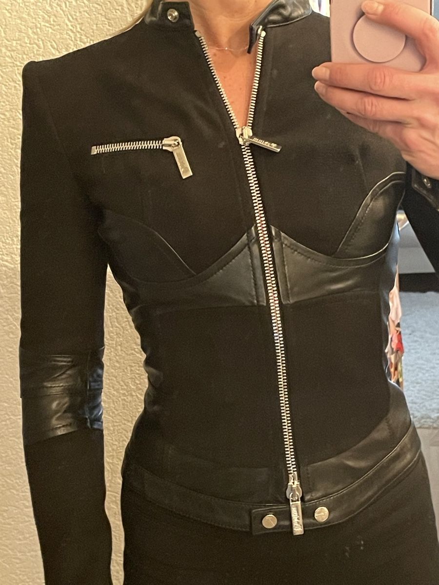 Giacche: Leder Stoff Jacke – Usato da Zunzgen venduto da mel_y6w2