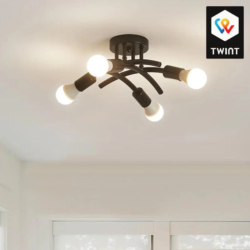 Lampadari & plafoniere: Lampe de plafond design moderne - 4 spots – Nuovo e nell'imballaggio originale da Saignelégier venduto da onekeystore 1