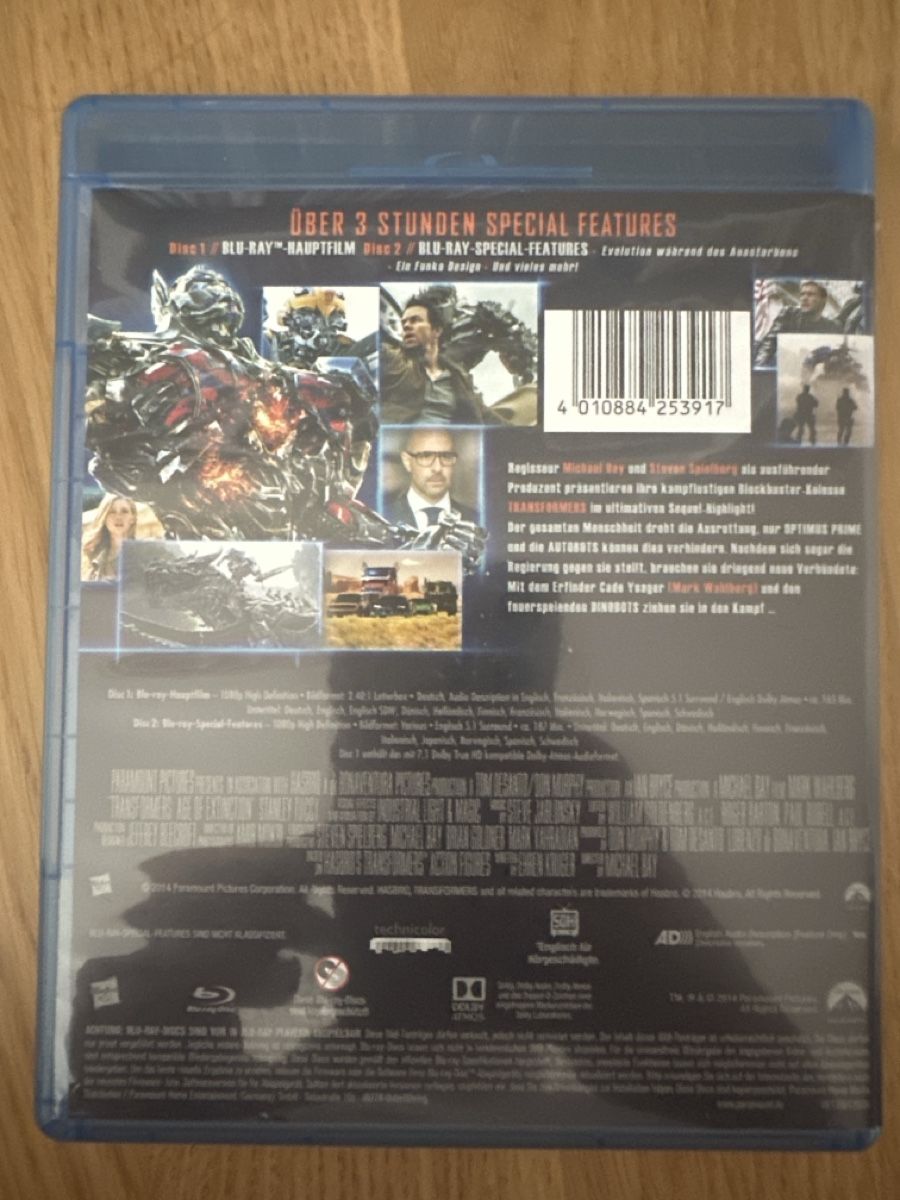 Tutti i DVDs: Transformers Ära des Untergangs Blu-ray + Bonus Disc – Nuovo (secondo la descrizione) da Hochdorf venduto da Blitzman83 1