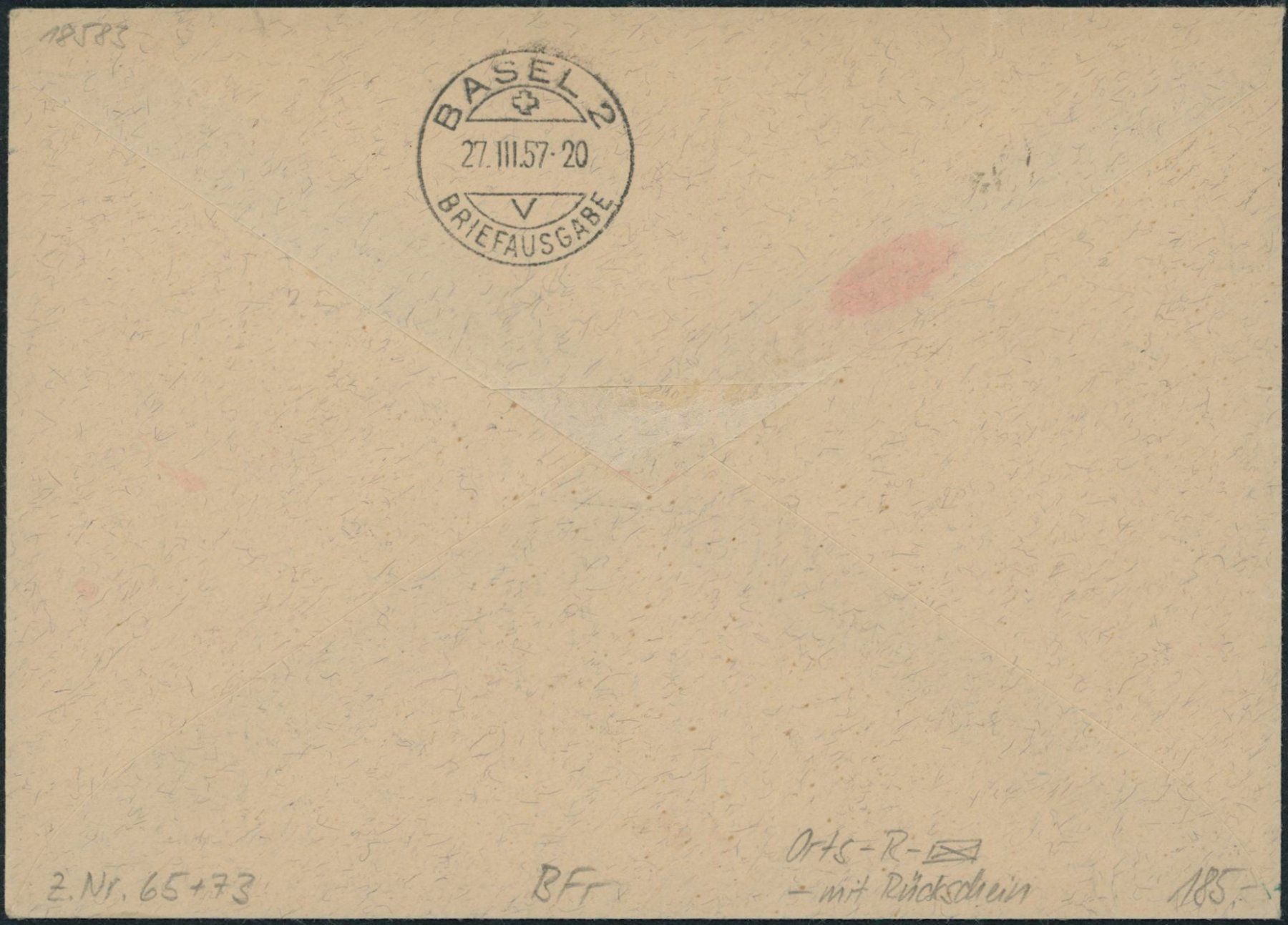 Alle Briefmarken: 1950 -Bundesverwaltung • BVW - Technik + Landschaft - BFr – Gebraucht aus Schindellegi von leecollect 1