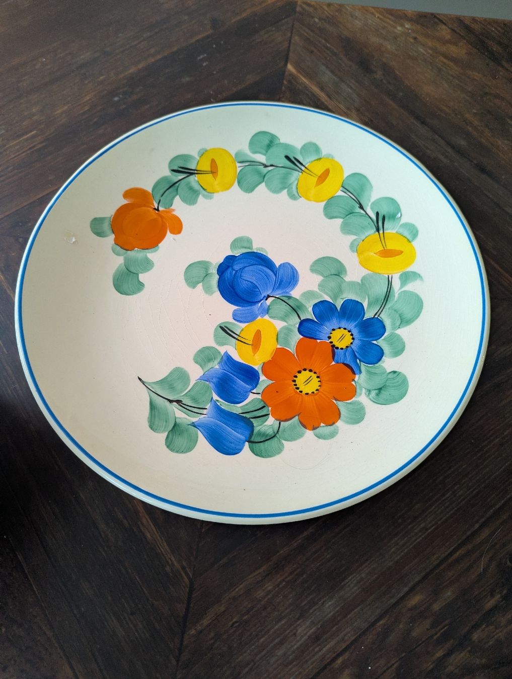 Set di piatti: Ditmar Urbach Teller Set mit Blumenmuster 7-teilig – Usato da Zürich venduto da Rosahasi 2