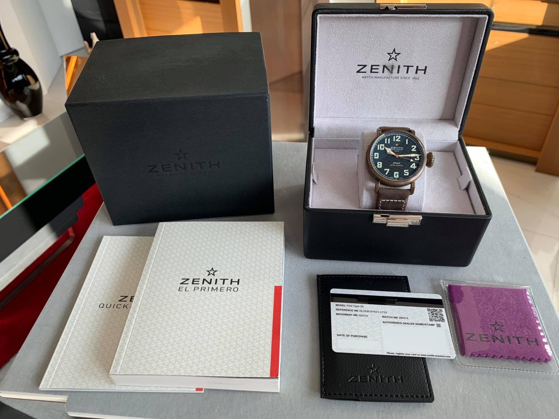 Zenith Orologi: ZENITH PILOT 20 EXTRA SPECIAL 45mm – Nuovo e nell'imballaggio originale da Triesen venduto da hor_6kx9 4