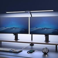 Schreibtischlampe LED Dimmbar 1500LM 24W Klemmbar 80CM
