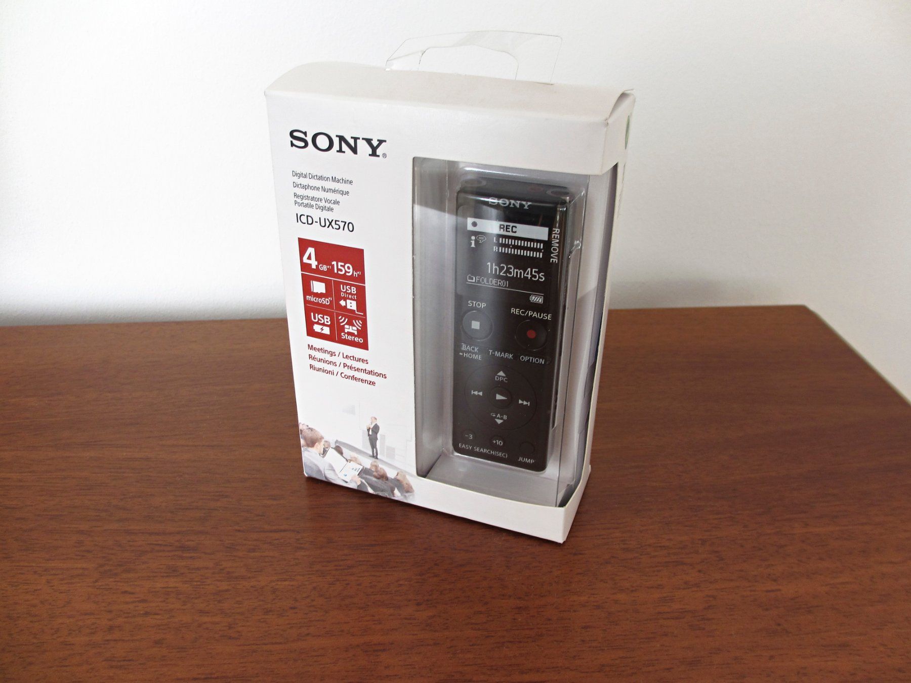 Sony Aufnahmegeräte: Sony Diktiergerät ICD-UX570 NEU – Neu und originalverpackt aus Winterthur von Nooitgedagt 1