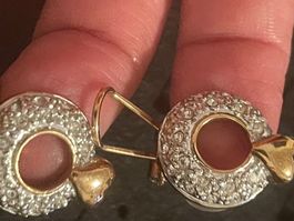 Boucles d’oreilles vintages plaqué  SvP  lisez le texte