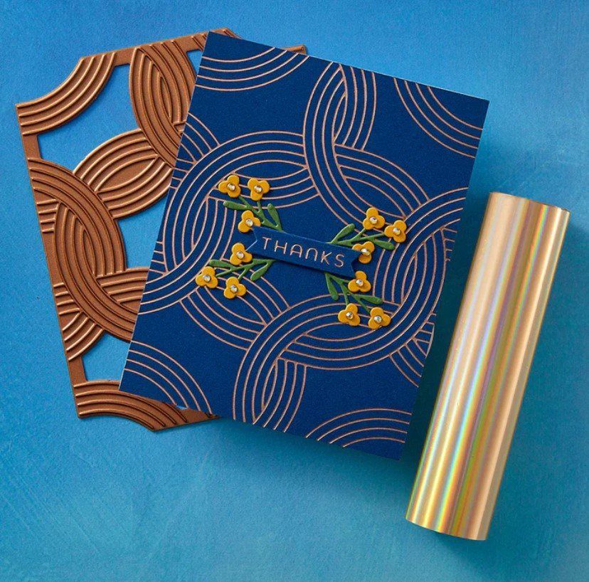 Schablonen: Spellbinders Hot Foil Plates ** Elliptical Weave** – Neu und originalverpackt aus Rubigen von rofi100