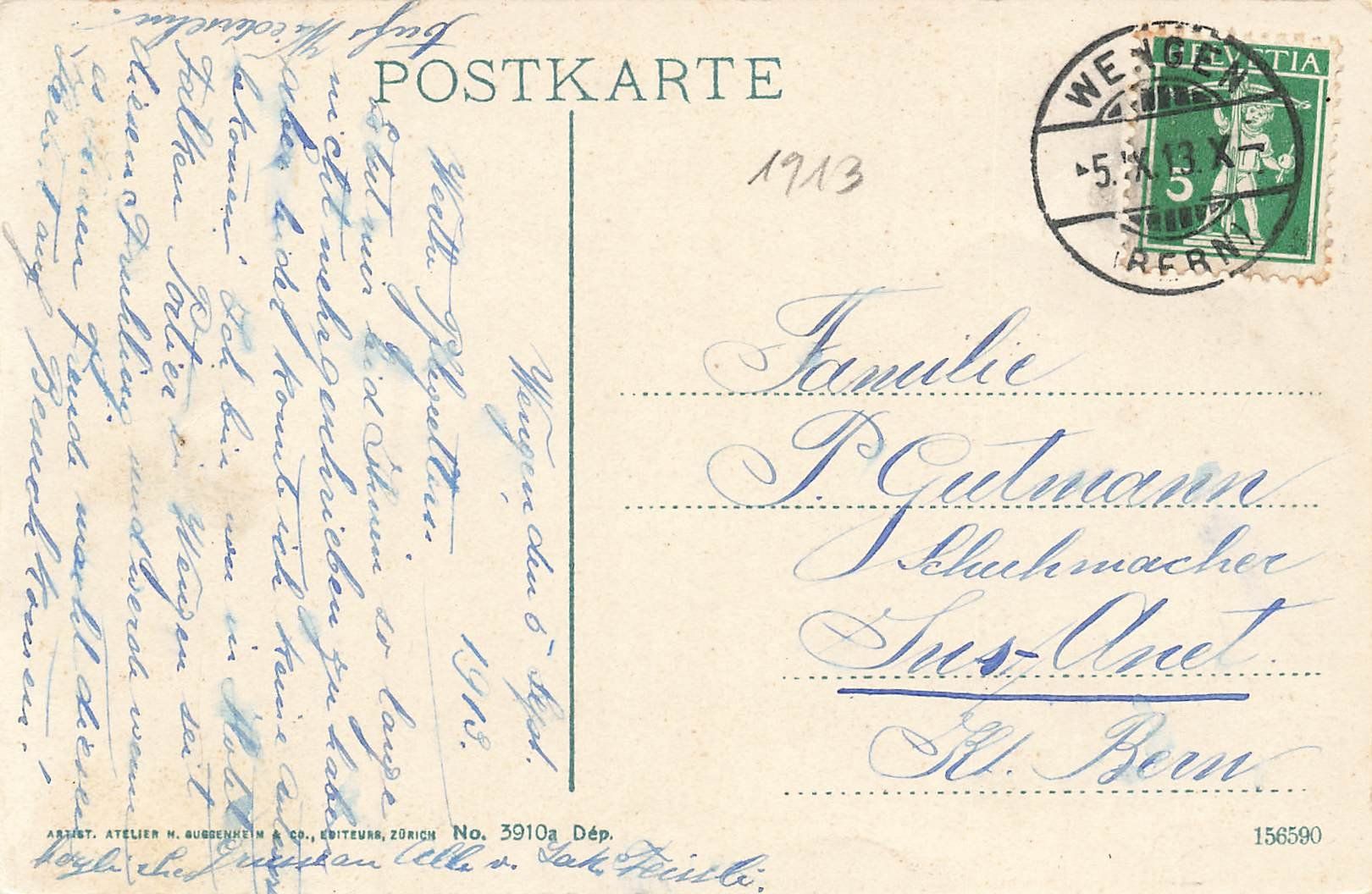 Cartes postales: Hotel Falken – D'occasion à Schwyz par Seffi56 1