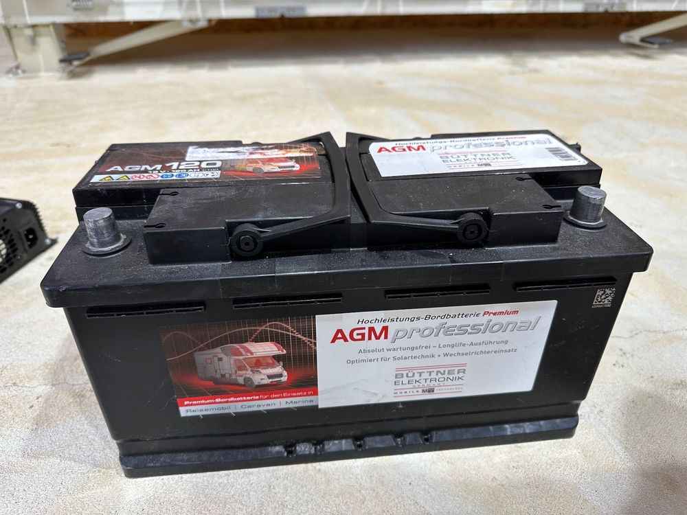 Hochleistungs-Boardbatterie Premium (Autobatterie AGM 120AH