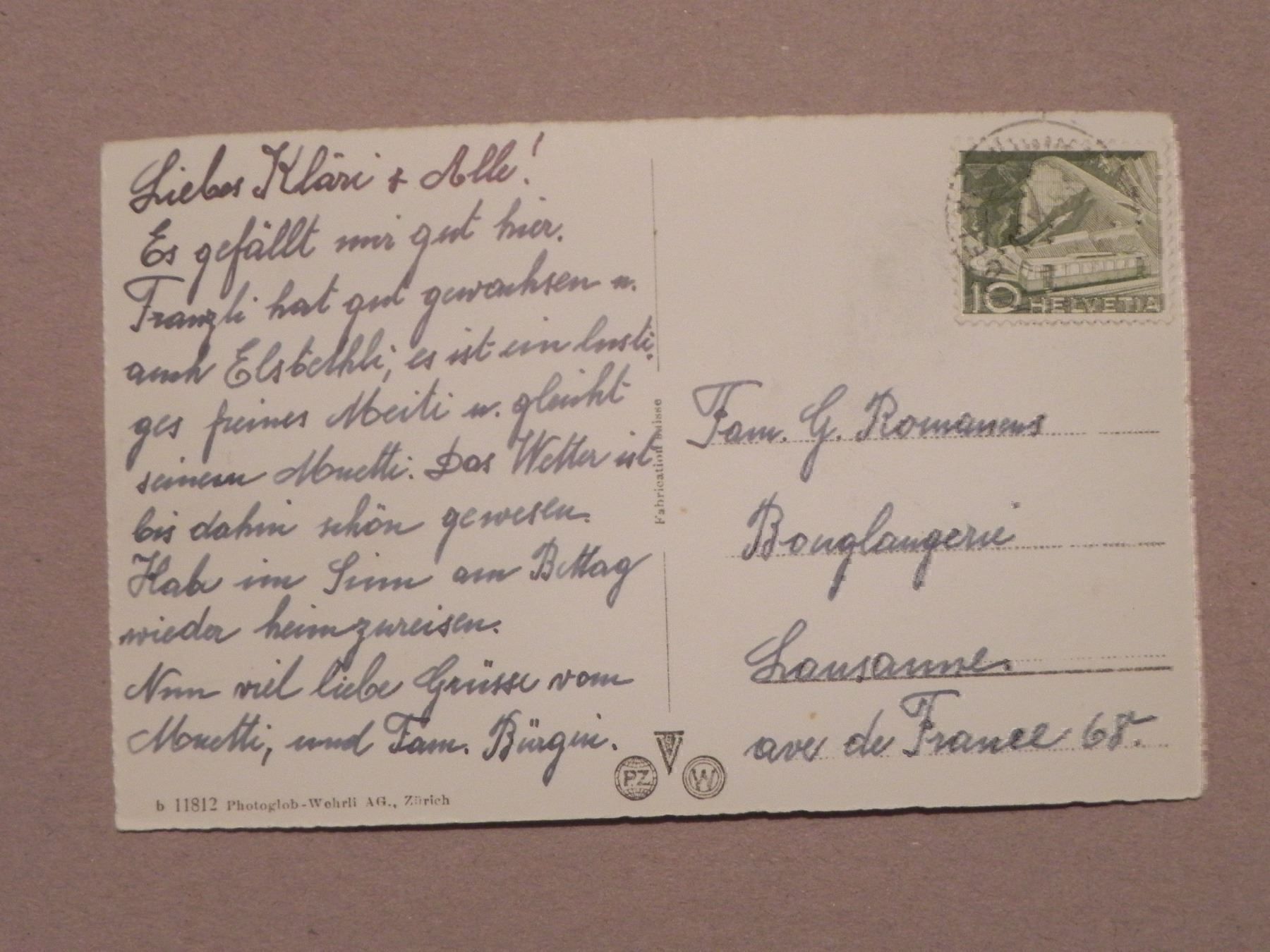 Cartes postales: Ansichtskarte Gelterkinden BL 1953 – D'occasion à Siebnen par krimsie 1