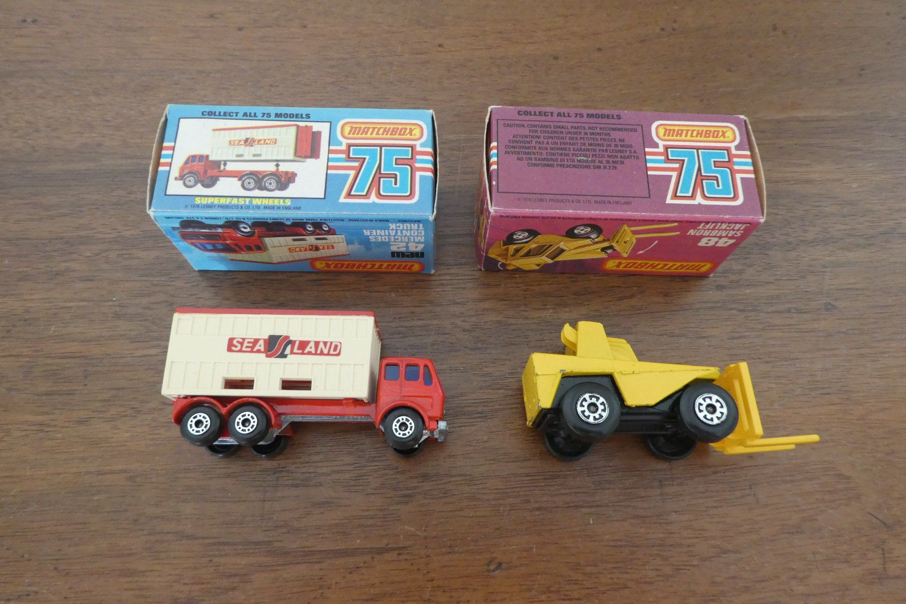 Matchbox Modellini d'auto: Matchbox Superfast mit Box Nr. 42 und 48 – Nuovo e nell'imballaggio originale da Buochs venduto da hifipadi 2