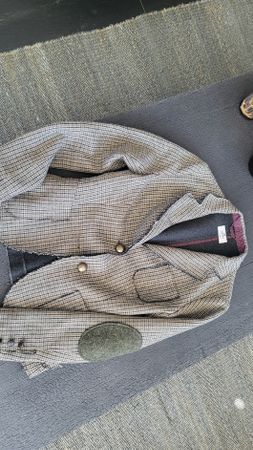 MASON'S Damen Sakko Gr. 38 Wolle Tweed Vintage Look