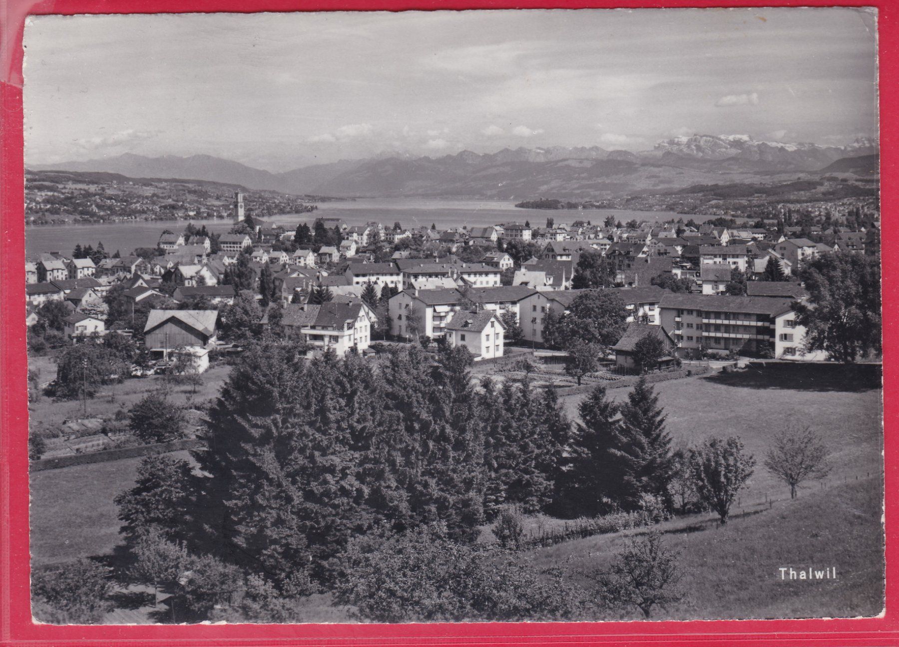 Ansichtskarten: THALWIL, 18.9.1968 – Gebraucht aus Oberrieden von Gebirgsstelze