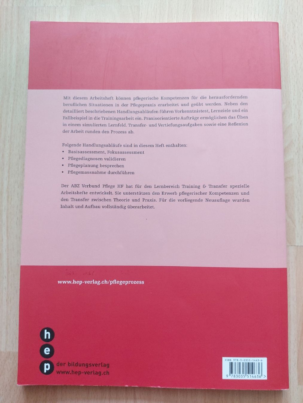 Libri: Pflege HF Pflegeprozess – Usato da Frenkendorf venduto da Eona87 1