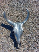 Stierschädel Metall, Deko