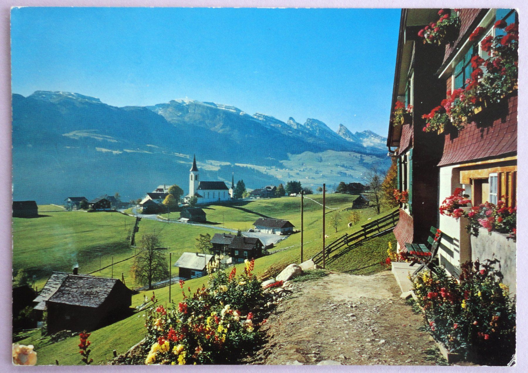 Cartoline postali: Wildhaus mit Churfirsten – Difettoso da Fétigny venduto da Billy2miny