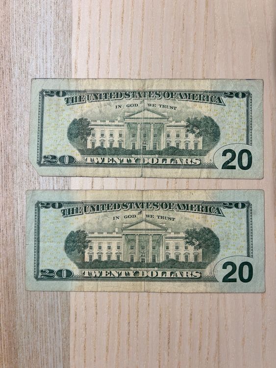 Banknoten 2x 20 USDollar Kaufen auf Ricardo