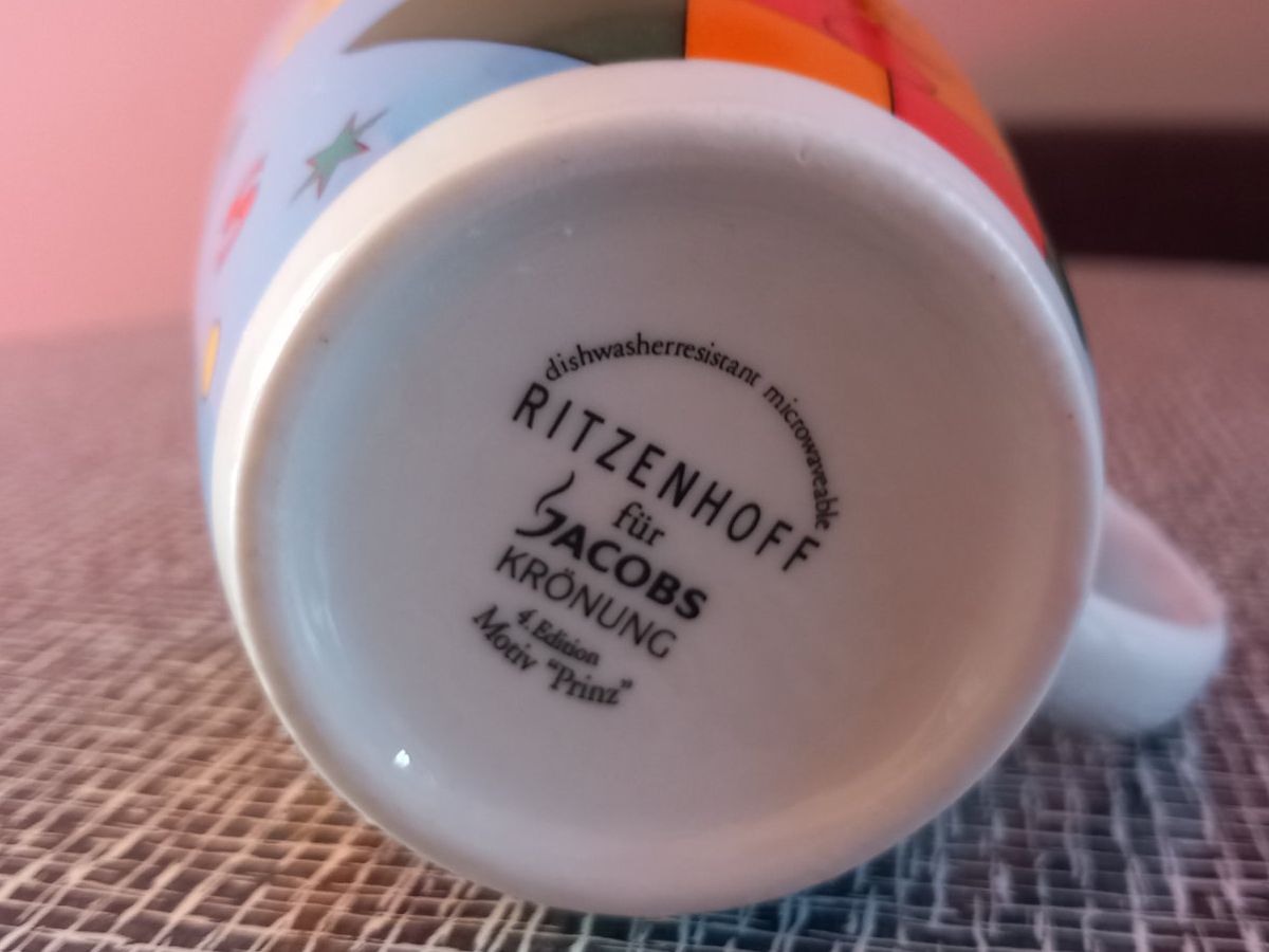 Ritzenhoff Tazze: Ritzenhoff Kaffeetasse Jacobs Krönung – Usato da Nänikon venduto da Haexli_70 2