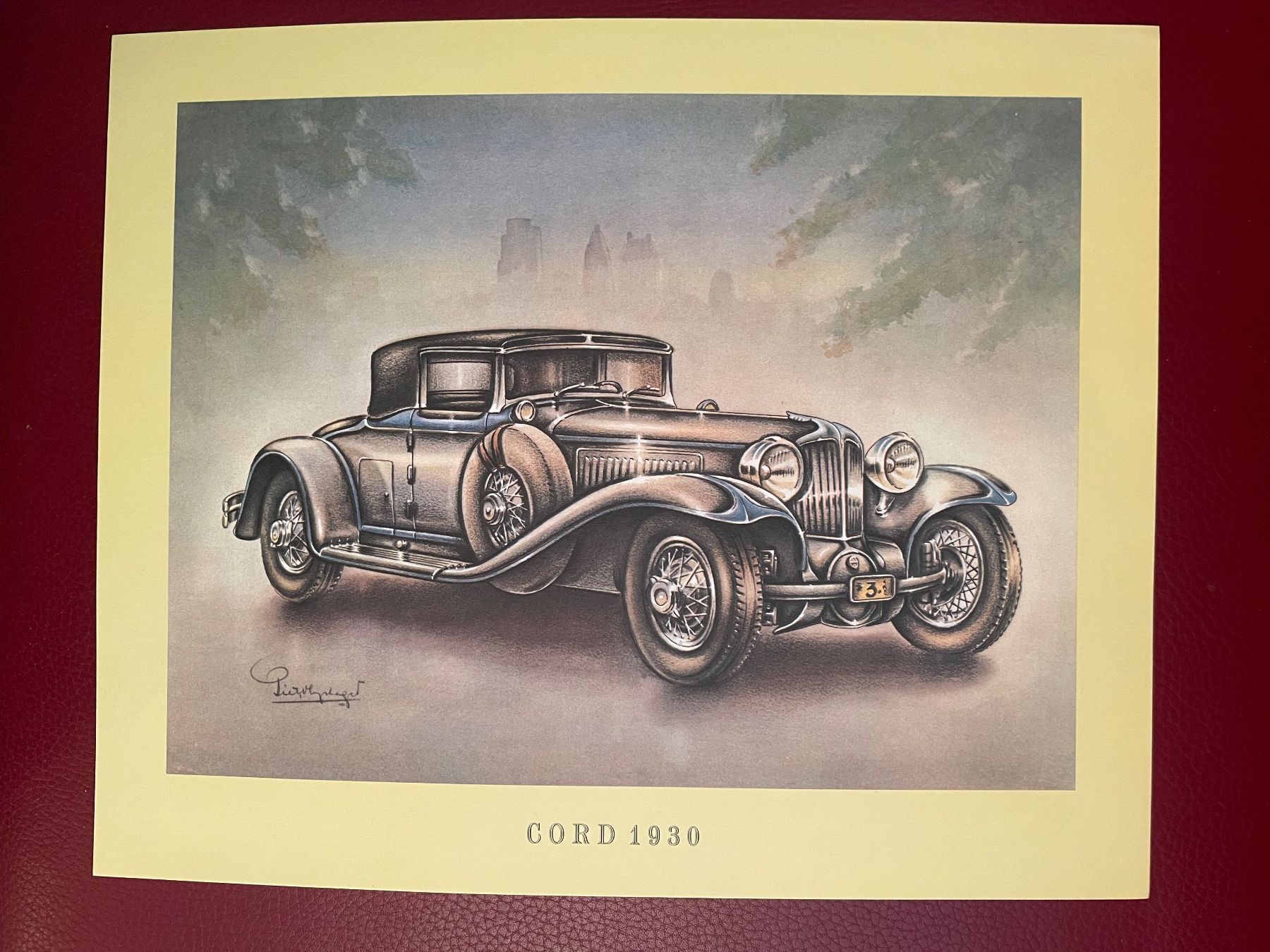 Foto & Immagini: Oldtimer Kunstdruck Vintage Poster Plakat Bild 41x33 cm – Nuovo e nell'imballaggio originale da Langendorf venduto da zloker 7