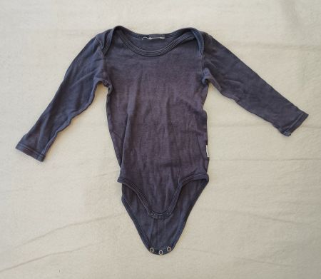 Bornino Body Gr 86/92 Kinder Langarm dunkelblau
